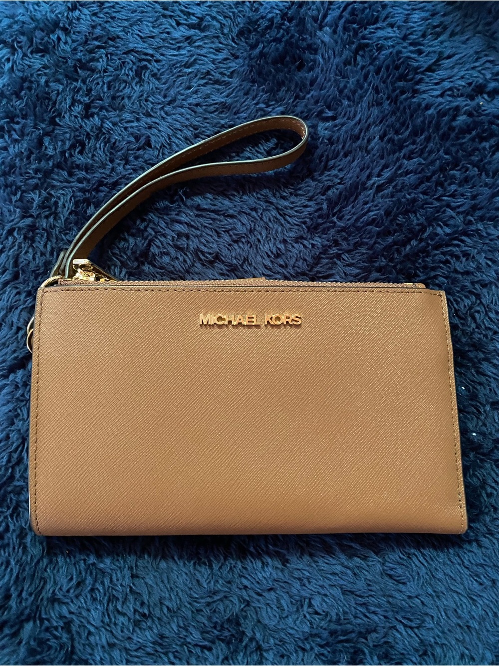 Michael Kors Brown Wristlet Wallet